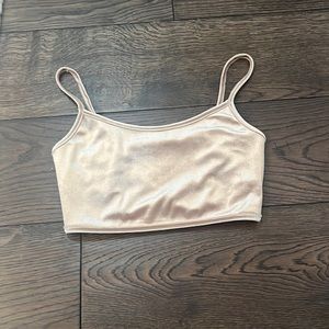 Garage Velvet Rose Gold Tank Top